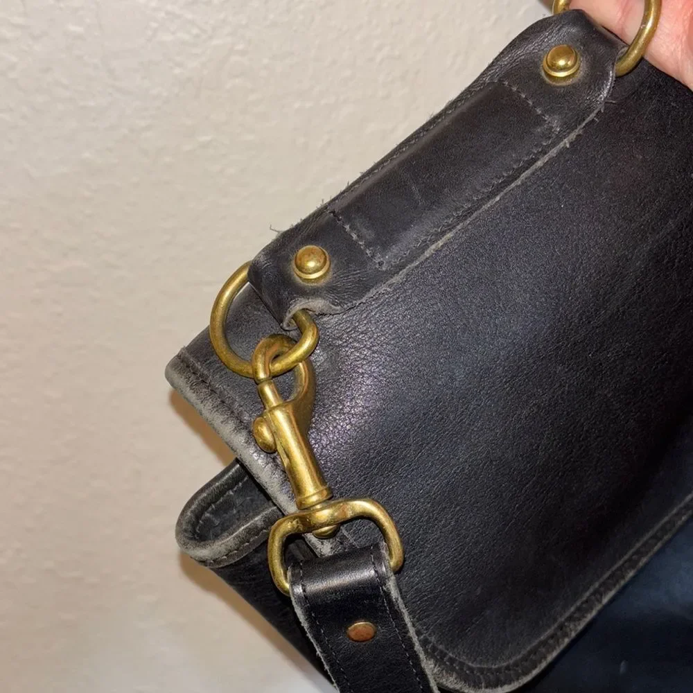Jack Georges Leather Briefcase